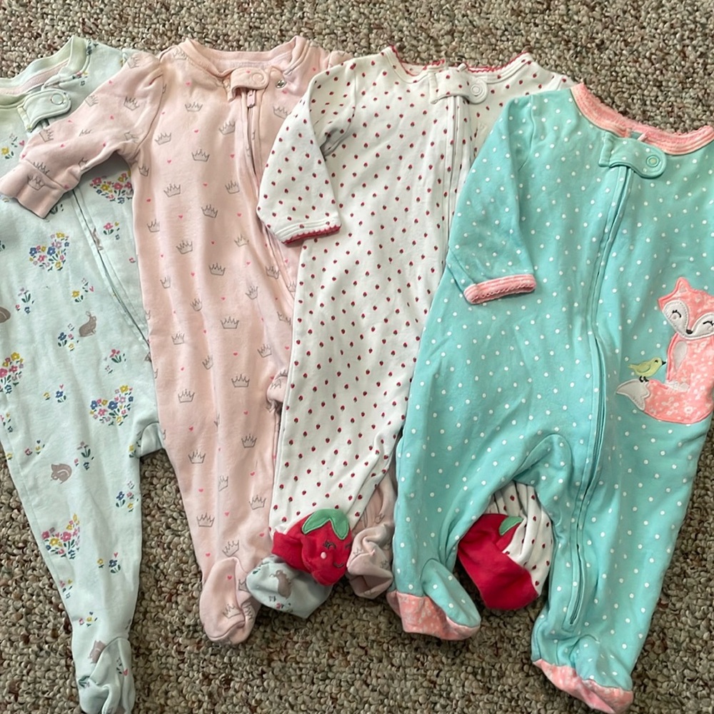 Bundle of 4 cotton sleepers